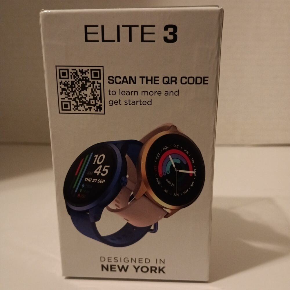 iTech ELITE 3 SmartWatch Android And IOS Compatible White - Picture 3 of 5